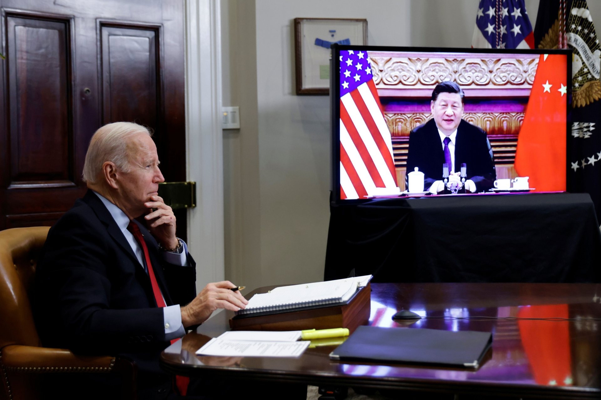 Biden and Xi