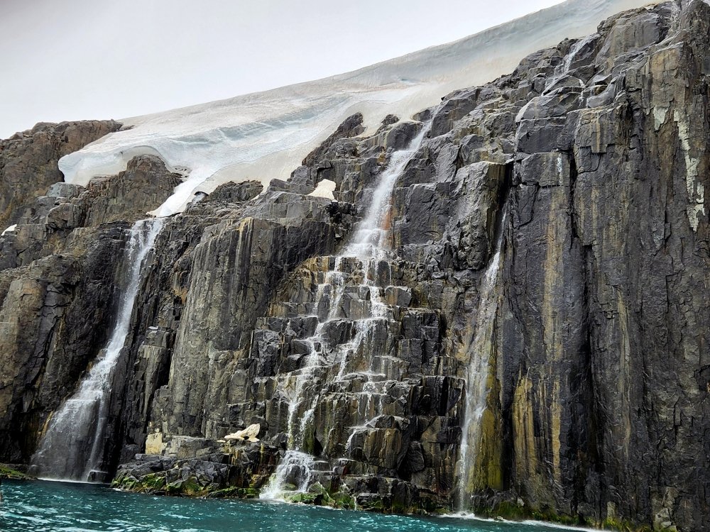 Glacial waterfalls